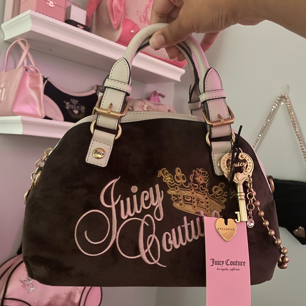 Juicy Couture the key to juicy heart satchel